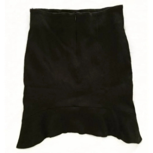 REVOLVE Bec & Bridge ruffle hem mini skirt black size 4 - Picture 3 of 6